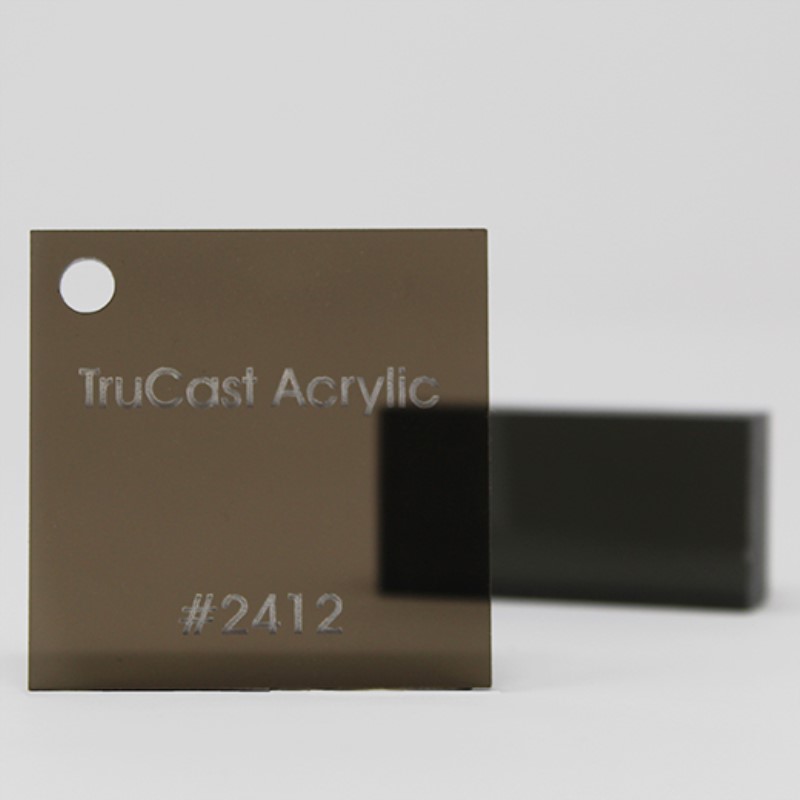 TruCast 2412 Bronze Acrylic Sheet 48 x 96 x .500