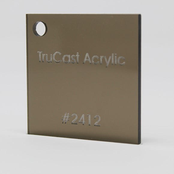 TruCast 2412 Bronze Acrylic Sheet 48 x 96 x .500