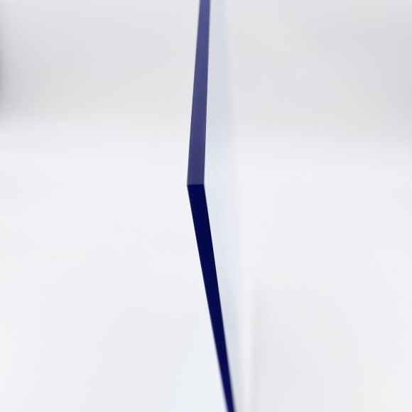 TruCast 9092 Fluorescent Blue Acrylic Sheet 48 X 96 X 0 125