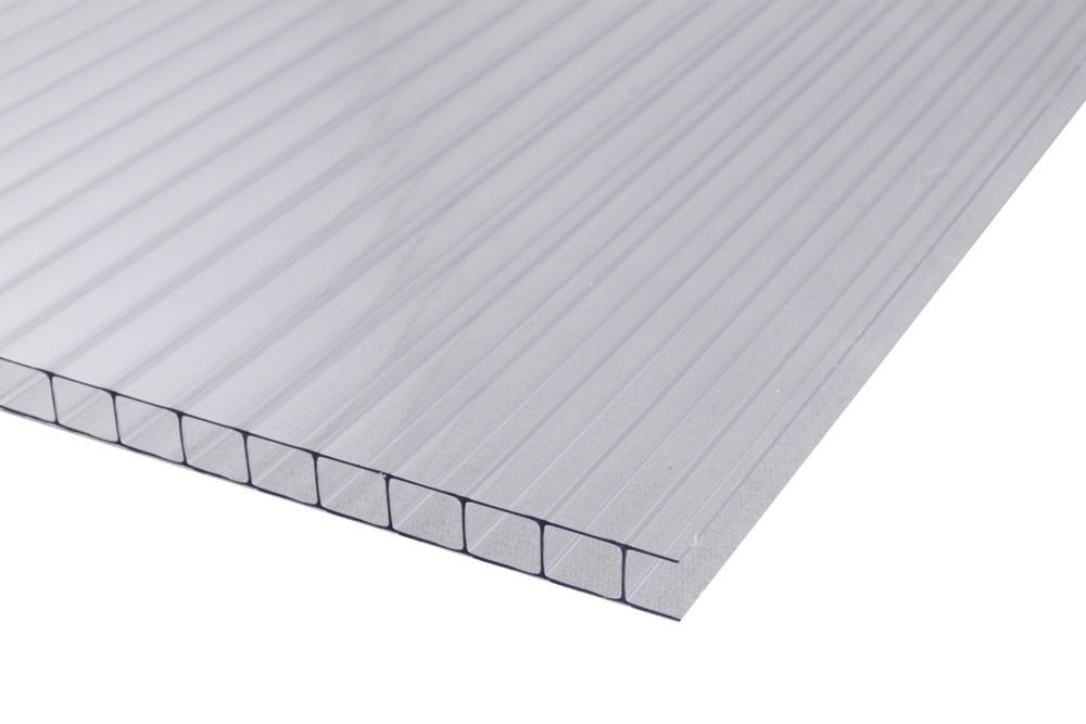 25mm *Clear* Multi wall Polycarbonate Sheet 1600mm wide x 2000mm long 