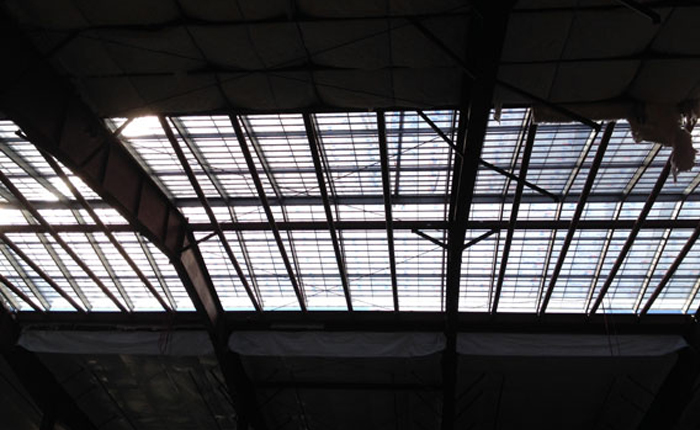 Multiwall Polycarbonate Panels for skylights.