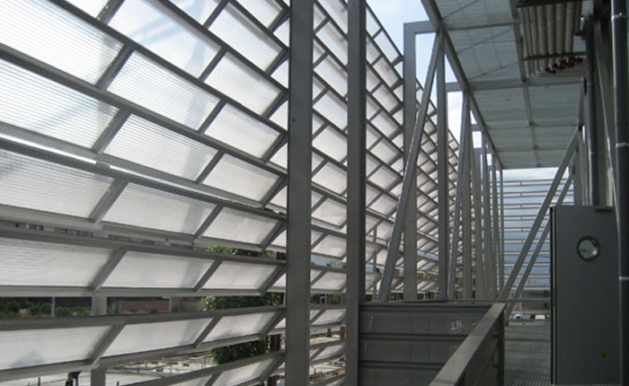 Large Multiwall Polycarbonate window panels