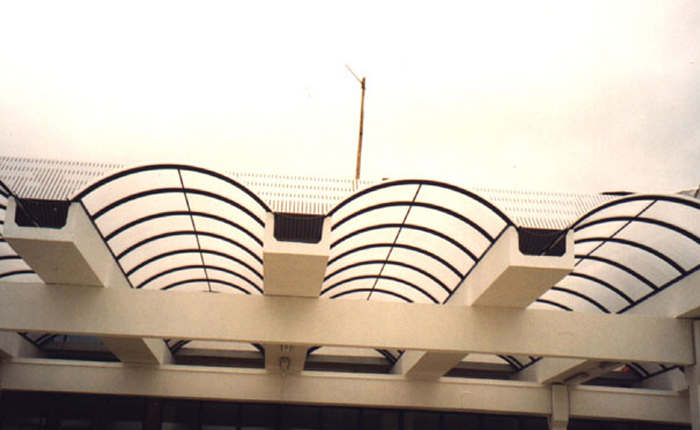 Multiwall Polycarbonate Entrance arches