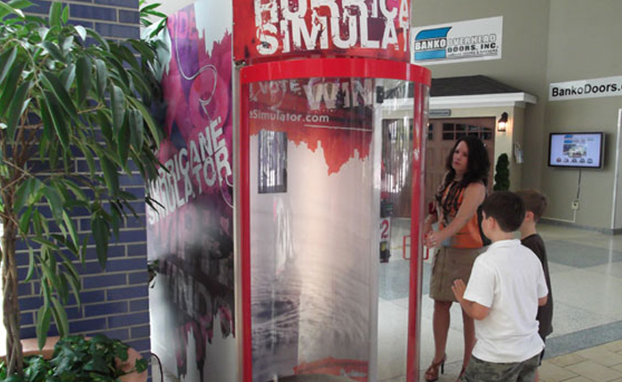 Polycarbonate sheet Hurricane Simulator