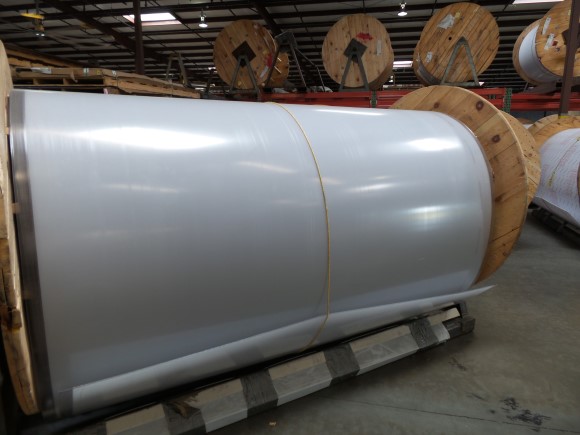 Reel stock polycarbonate sheeting