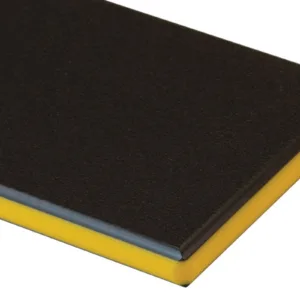 BLK-YLW / .250/ 48X 96/ HDPE COLORCORE