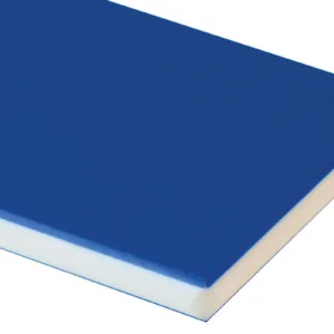 BLU-WHT / .250/ 48X 96/ HDPE COLORCORE