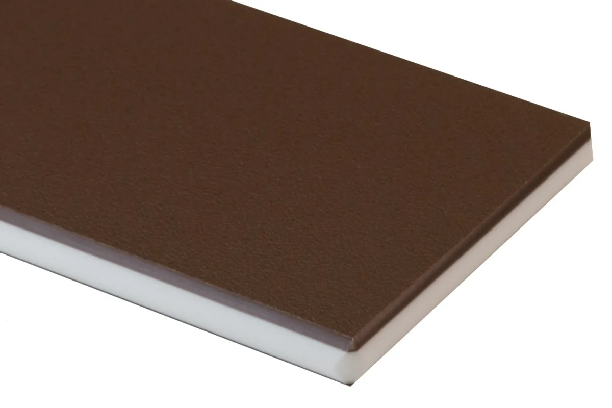 BRN-WHT / .750/ 48X 96/ HDPE COLORCORE