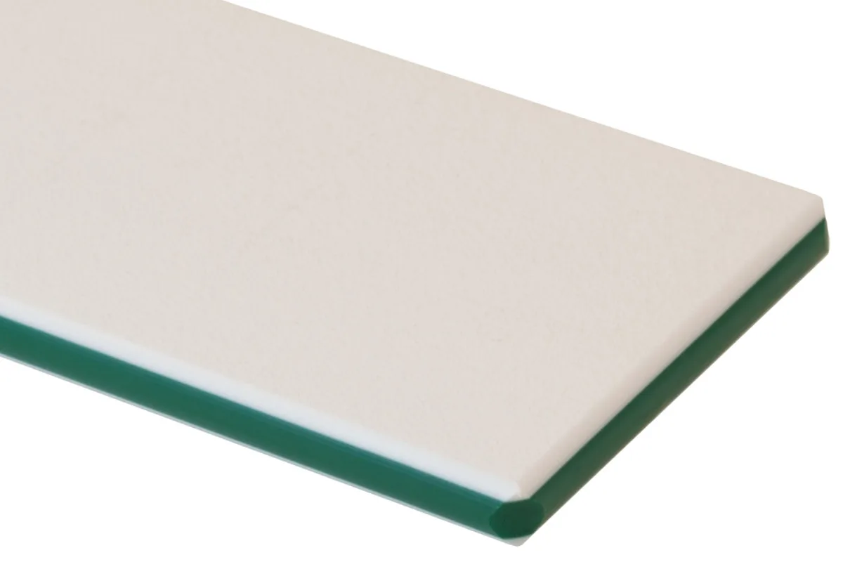 WHT-GRN / .250/ 48X 96/ HDPE COLORCORE