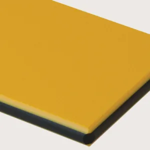 YLW-BLK / .250/ 48X 96/ HDPE COLORCORE
